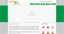 Desktop Screenshot of florafresh.in